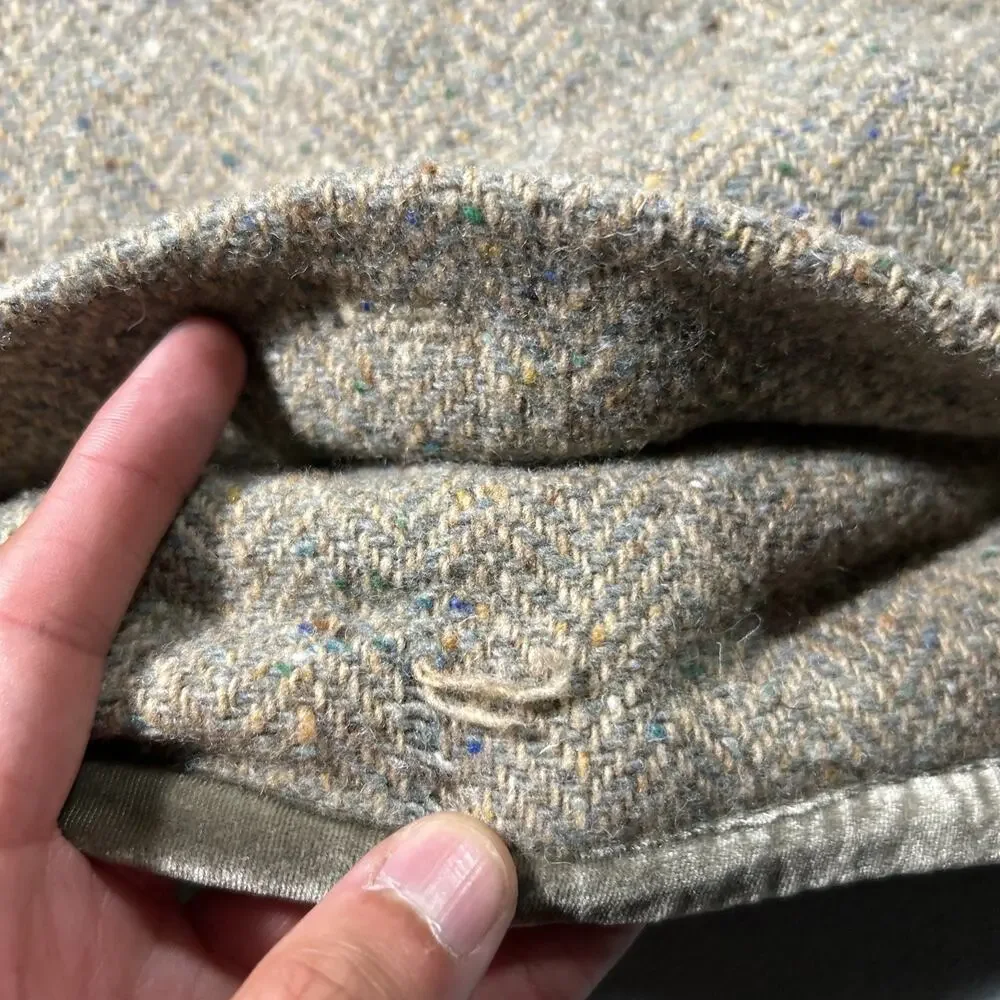 Polo Ralph Lauren 100% Wool Pillow Cover Only 26x26 Herringbone Bedford Hunt